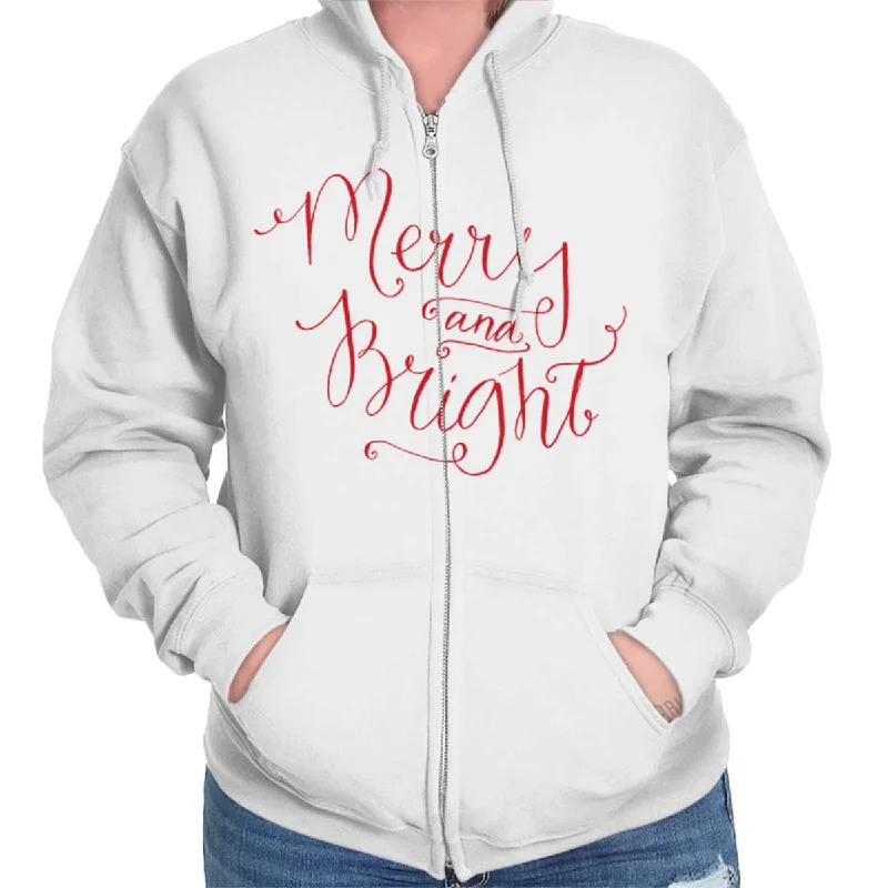 fashion hooded jacketMerry And Bright Zip Hoodie