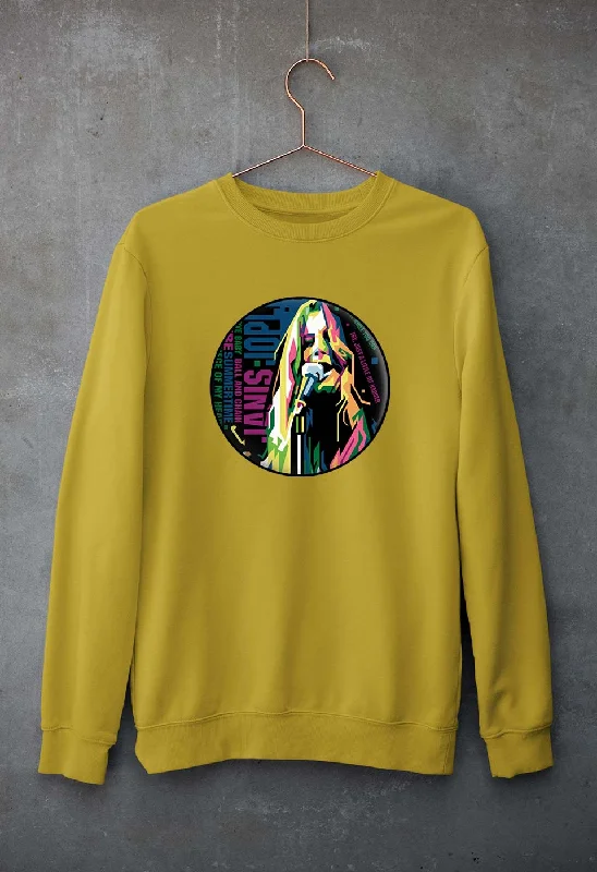 high-quality athletic sweatshirtJanis Joplin Unisex Sweatshirt for Men/Women