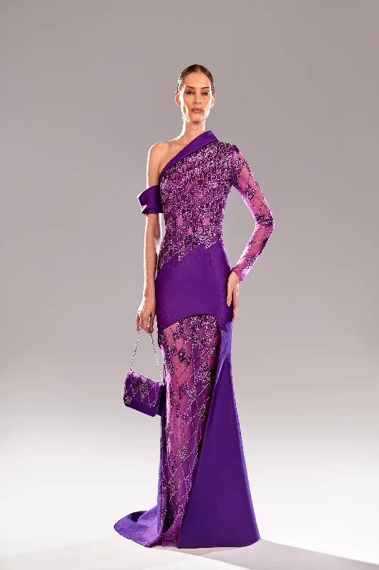 elegant evening dressReverie Couture SP2483