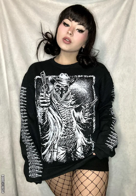 Western Goth Cowboy Sweatshirt