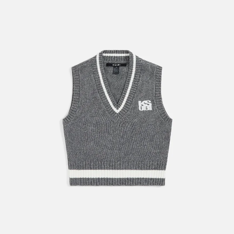 Ksubi Skipper Vest - Grey Marle