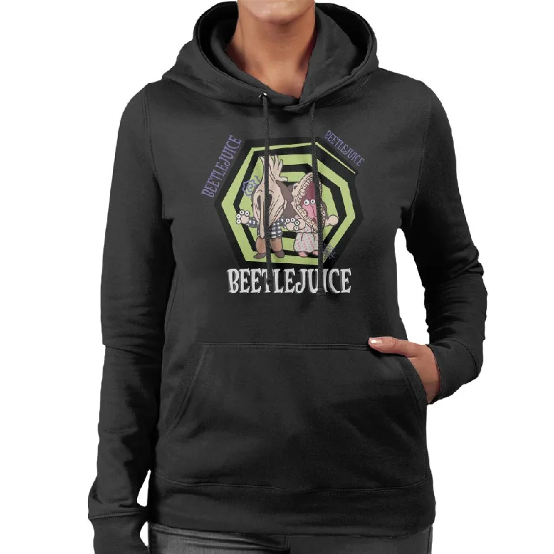 lightweight hooded sweatshirtBeetlejuice Adam And Barbara Women's Hooded Sweatshirt