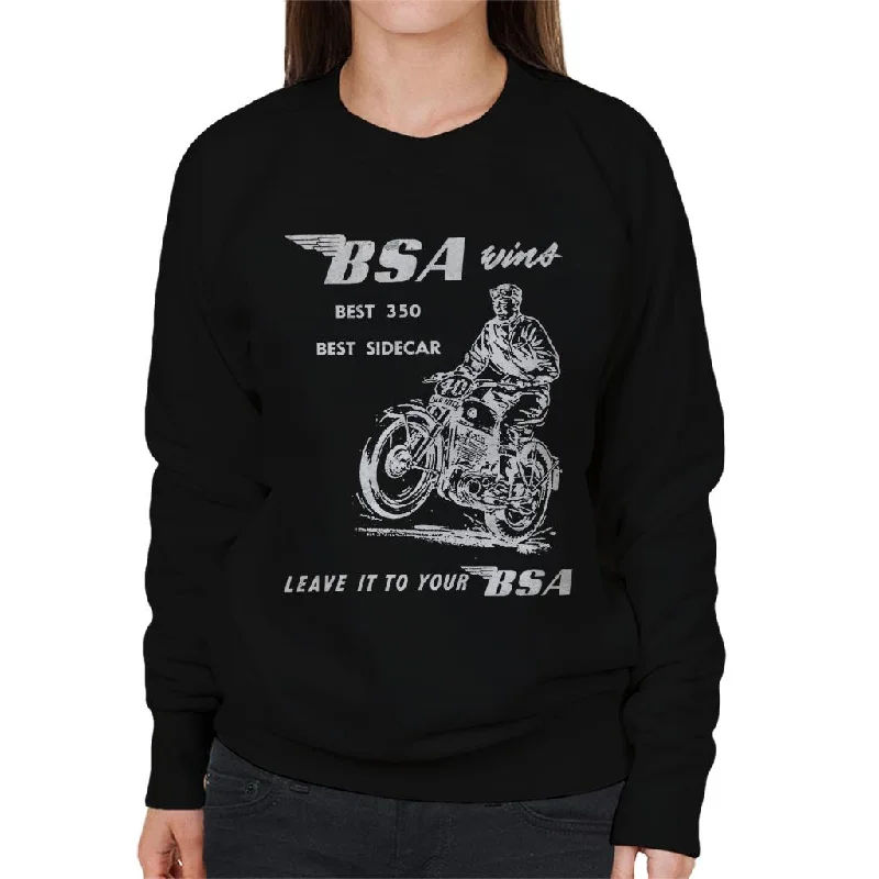 casual workout hoodieBSA Best Sidecar Women's Sweatshirt