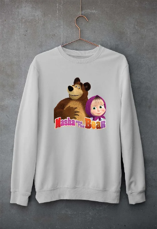 graphic gym sweatshirtMasha and the Bear Unisex Sweatshirt for Men/Women