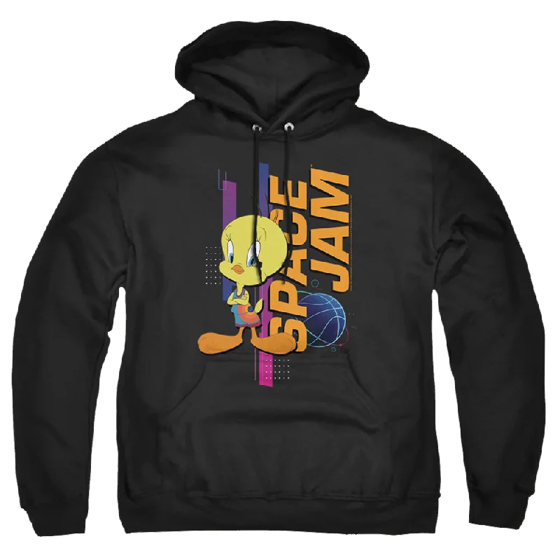 premium zip-up hoodieSpace Jam - A New Legacy Tweety Standing - Pullover Hoodie