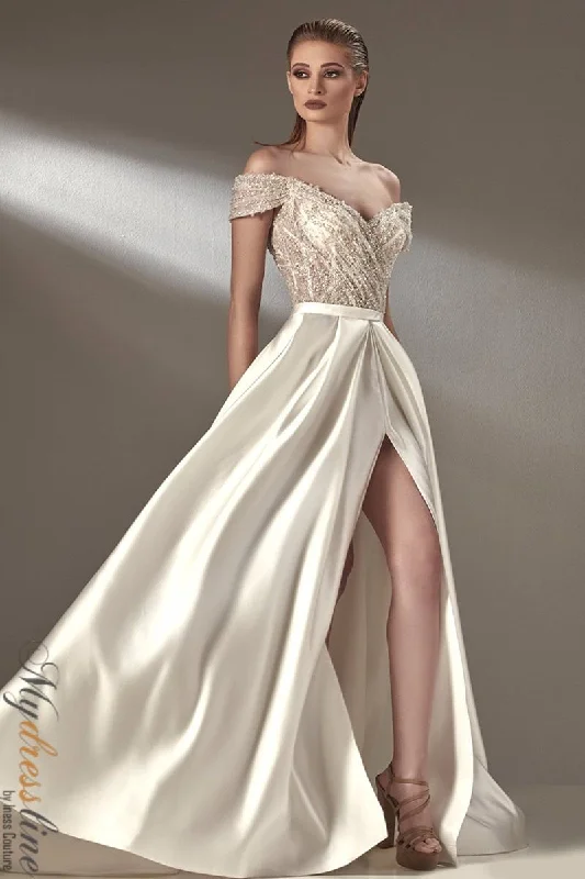 flowy evening dressMNM Couture K3899