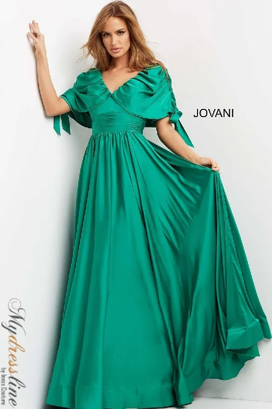 classic fit-and-flare dressJovani 07504