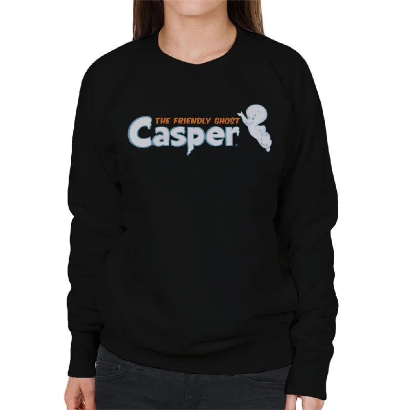 bold workout sweatshirtCasper The Friendly Ghost Flying Logo Women's Sweatshirt