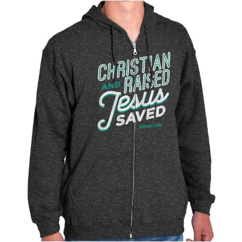 oversized pullover hoodieJesus Saved Me Zip Hoodie