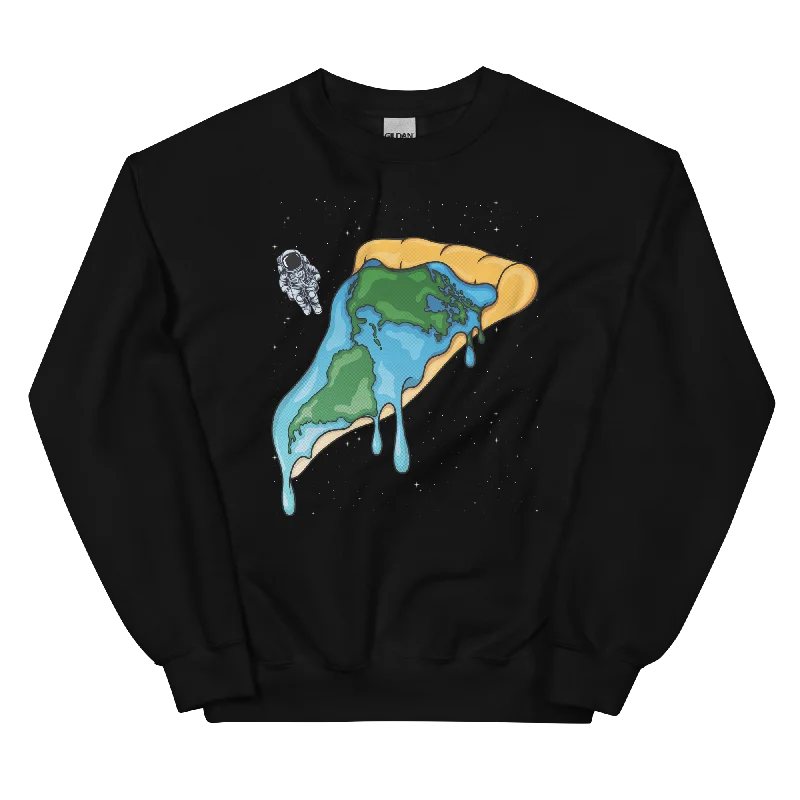 performance workout sweatshirtPizza Earth Unisex Sweatshirt