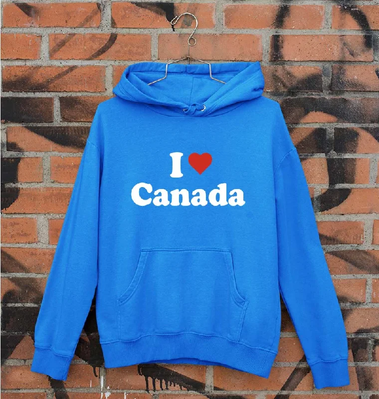 fashionable hoodieI Love Canada Unisex Hoodie for Men/Women