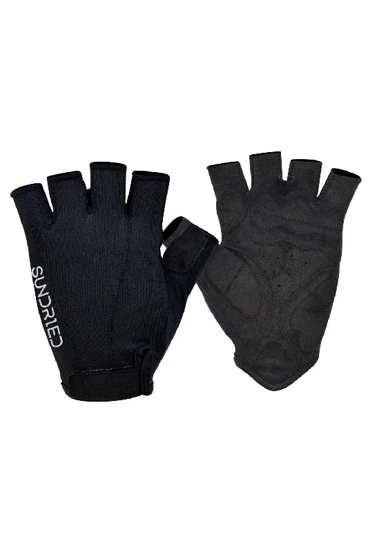 Sundried Black Fingerless Cycle Gloves