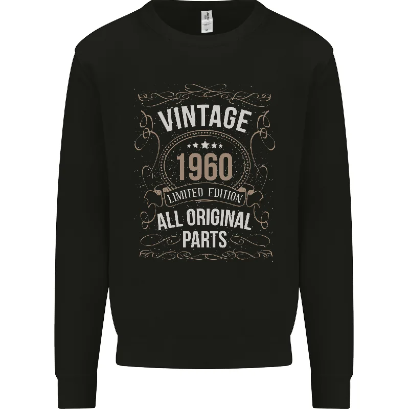 trendy gym wear hoodie64th Birthday Limited Edition 1960 Mens Sweatshirt Jumper