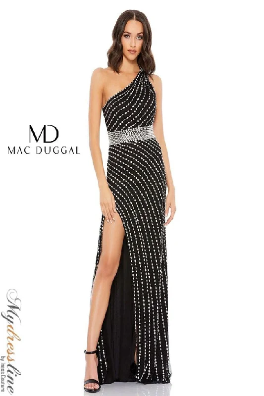 structured dressMac Duggal 9107