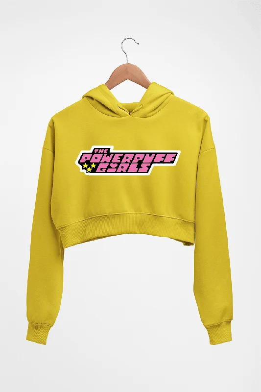 vintage hoodiePowerpuff Girls Crop HOODIE FOR WOMEN