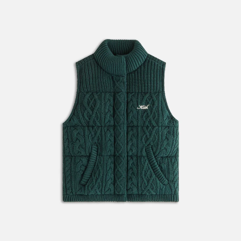 Kith Women Parker Cable Knit Vest - Stadium