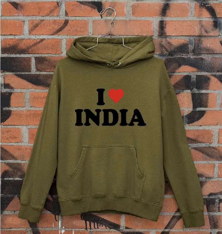 urban hoodieI Love India Unisex Hoodie for Men/Women