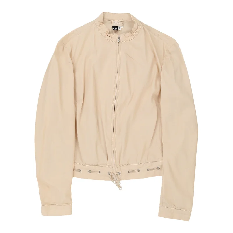 Gianfranco Ferre Jeans Jacket - Small Beige Nylon