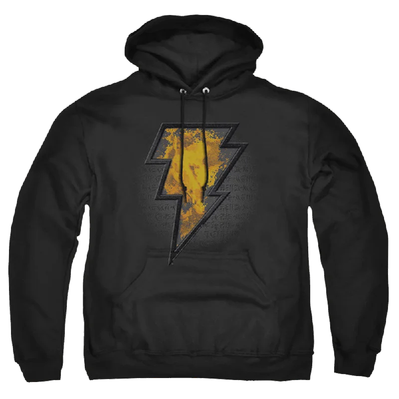 vintage hoodieBlack Adam Black Adam Beveled Emblem - Pullover Hoodie