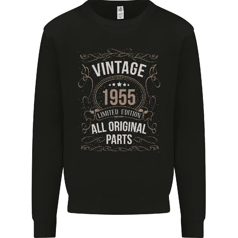 minimalist gym sweatshirt69th Birthday Limited Edition 1955 Mens Sweatshirt Jumper