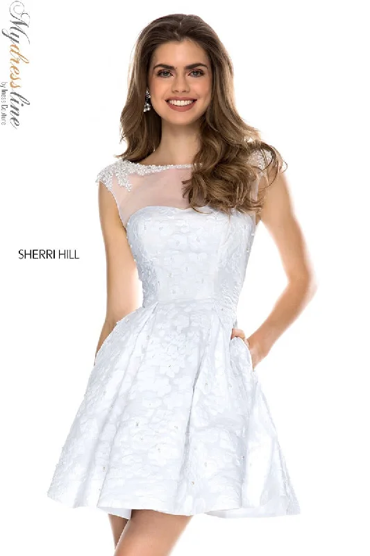 layered dressSherri Hill 52078