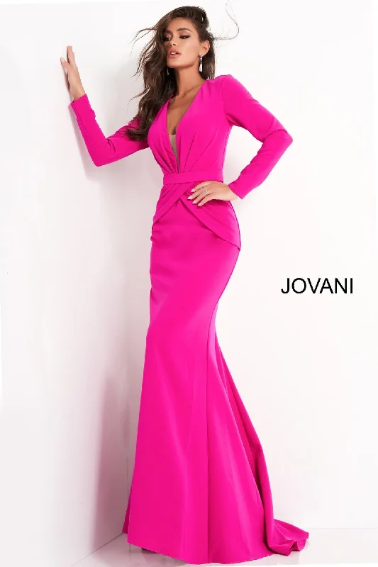 classic fit-and-flare dressJovani 1892