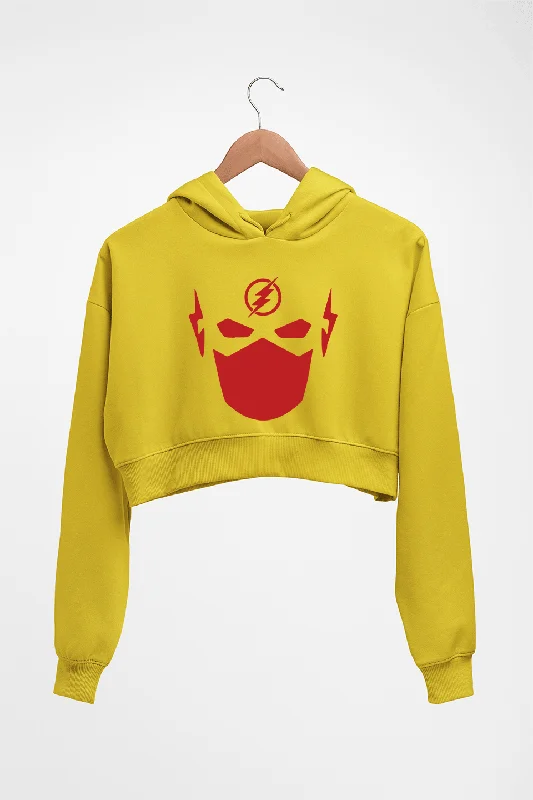 zippered hoodieFlash Superhero Crop HOODIE FOR WOMEN