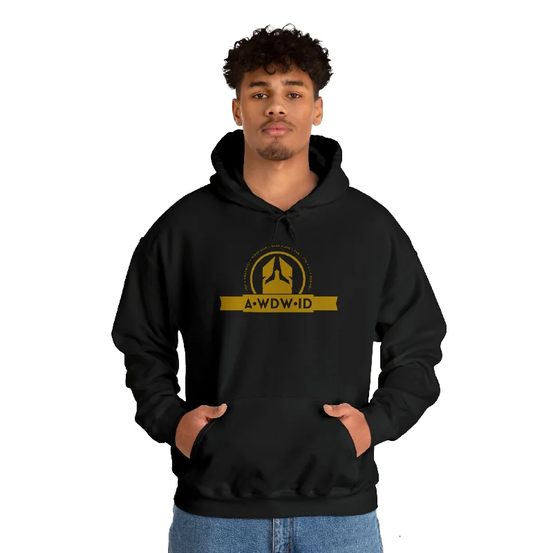 warm athletic hoodieUnisex A Who Dares Wins (ID) RSF Hergest Assassination (Poison)  He's Undercover SAS Heavy Blend™ Hooded Sweatshirt