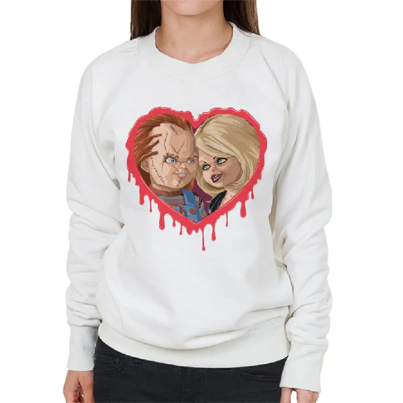 activewear hoodieChucky Tiffany Valentine Modern Love Women's Sweatshirt