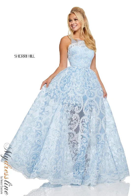 trendy wrap dressSherri Hill 52758