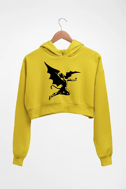 modern hoodieBlack Sabbath Crop HOODIE FOR WOMEN