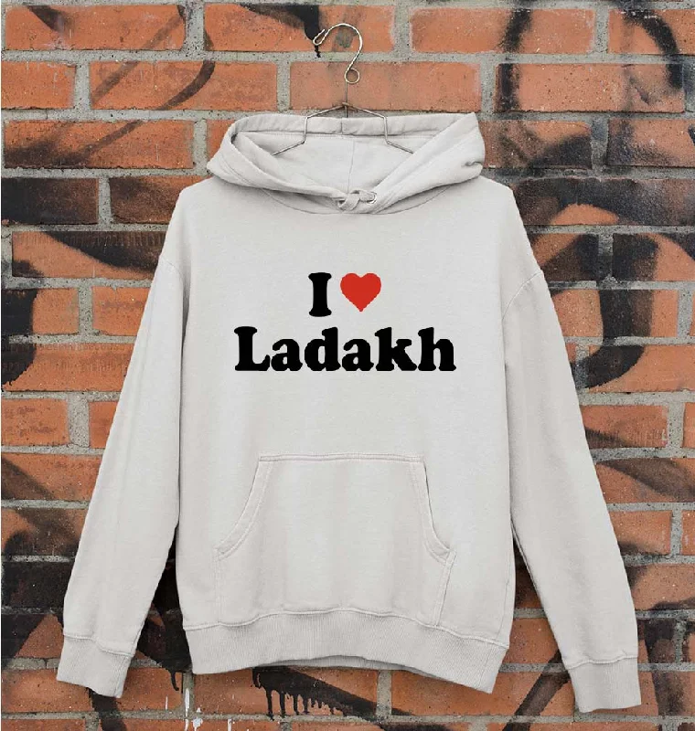 trendy hooded sweatshirtI Love Ladakh Unisex Hoodie for Men/Women