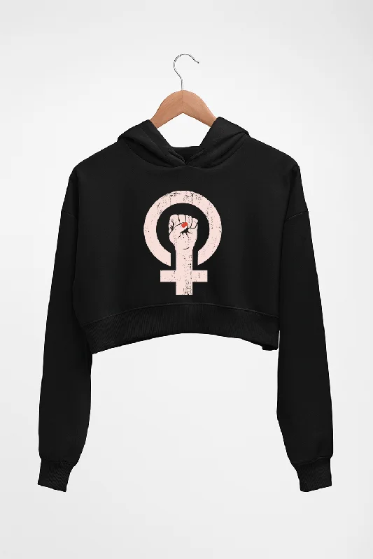 cool hoodieFeminist Crop HOODIE FOR WOMEN