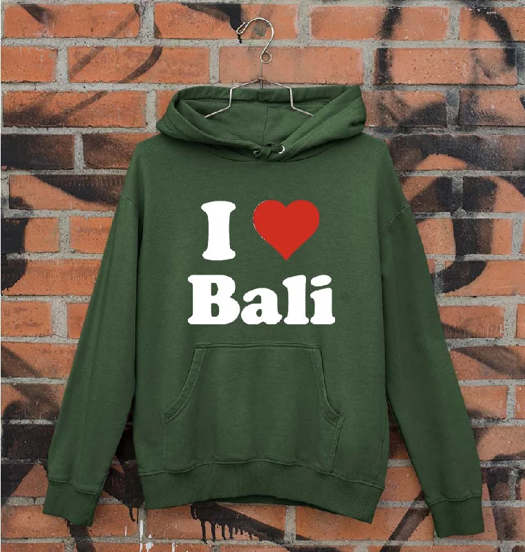 oversized pullover sweatshirtI Love Bali Unisex Hoodie for Men/Women