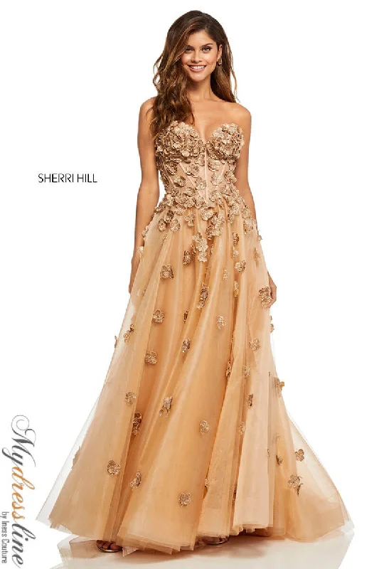 chic wrap dressSherri Hill 52651