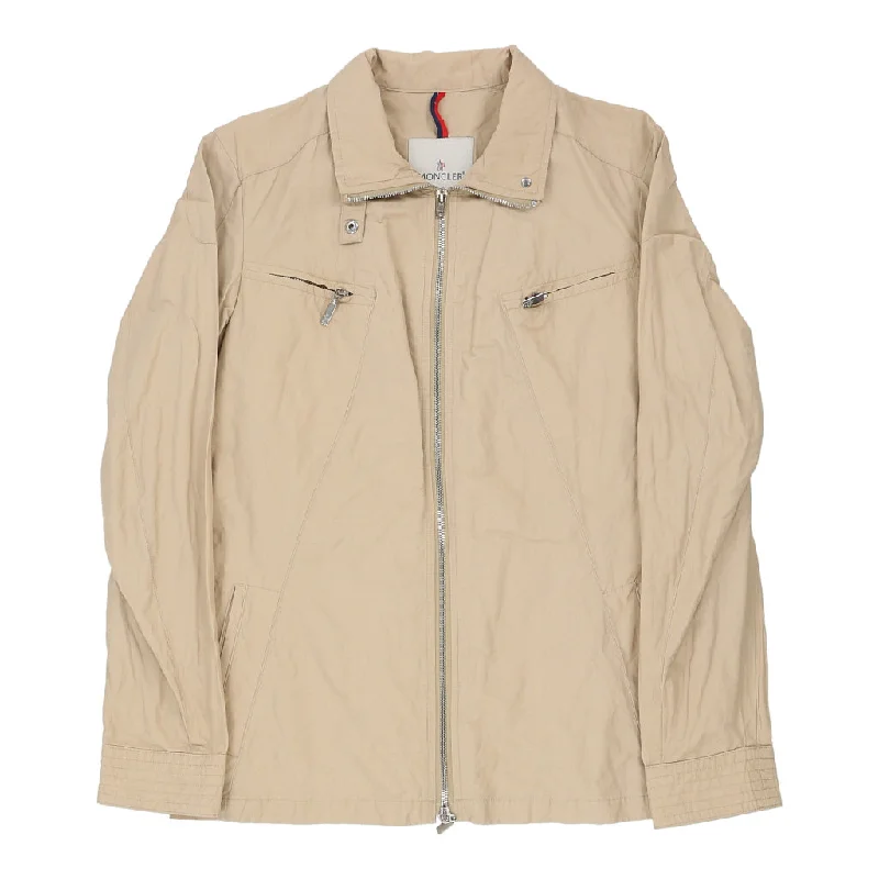 Moncler Jacket - Medium Beige Cotton Blend