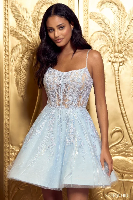 flowy evening dressSherri Hill 55189