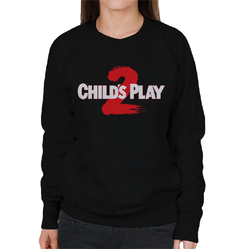 stylish performance hoodieChucky Childs Play 2 Logo Women's Sweatshirt