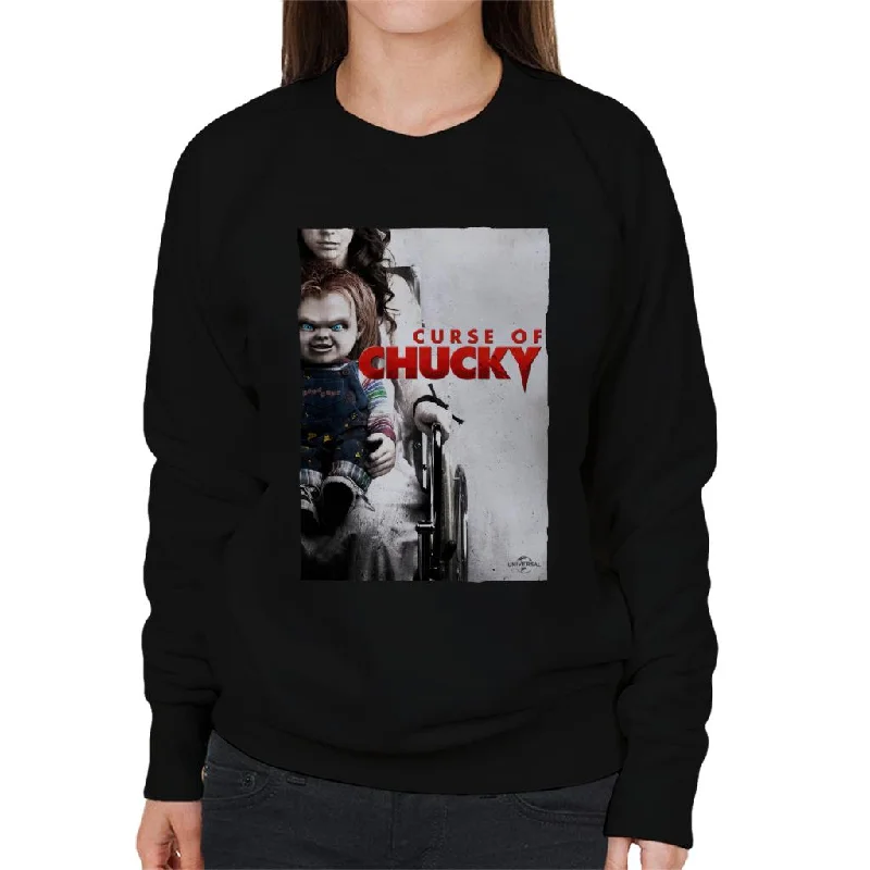 fitness lifestyle hoodieChucky Curse Of Chucky Poster Women's Sweatshirt