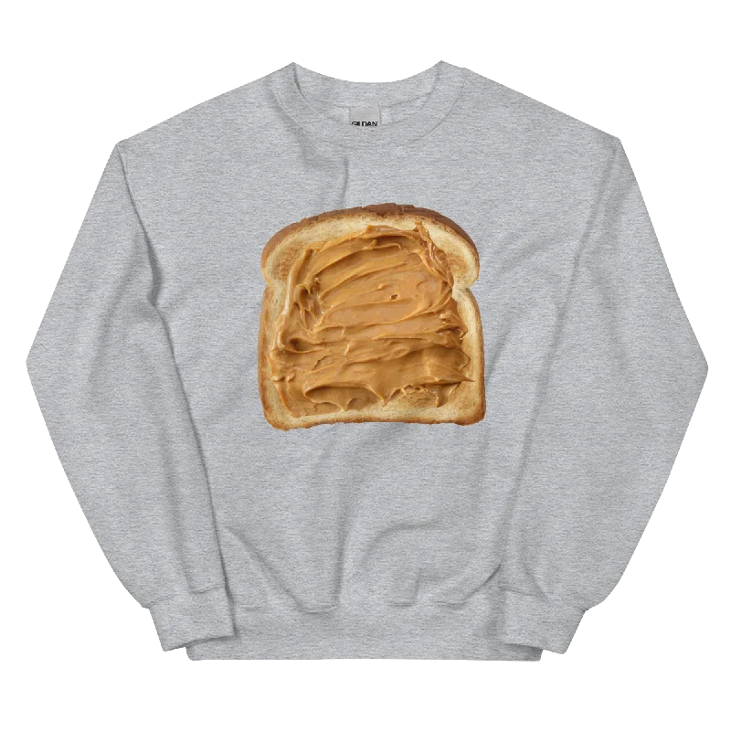 oversized gym sweatshirtPeanut Butter Bread Unisex Sweatshirt