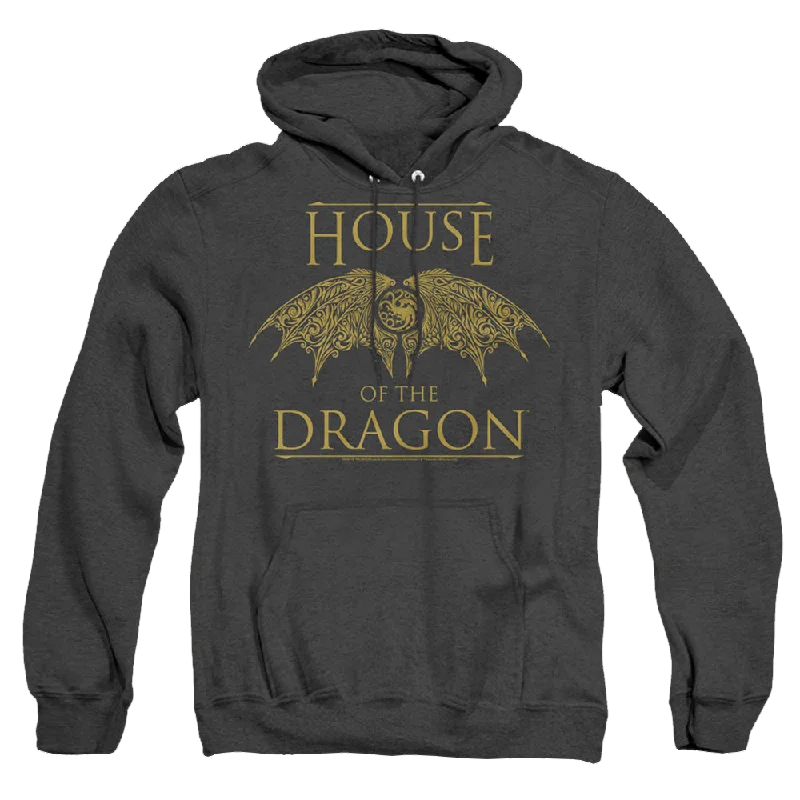 casual hoodie for fallHouse of the Dragon Dragon Wings - Heather Pullover Hoodie