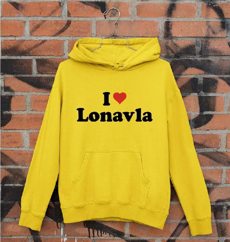 fleece-lined hoodieI Love Lonavla Unisex Hoodie for Men/Women