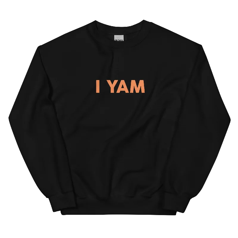 oversized sports sweatshirtI Yam Unisex Sweatshirt