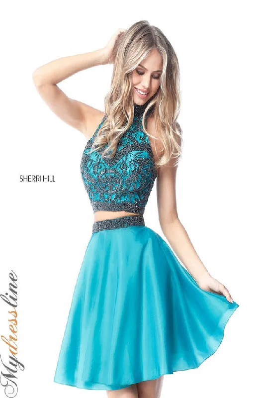 vintage-inspired dressSherri Hill 50524