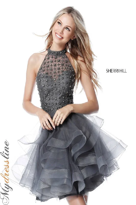 silk dressSherri Hill 51559