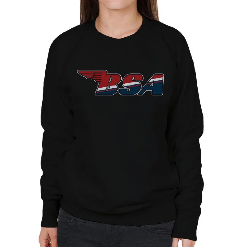 bold workout sweatshirtBSA Union Jack Logo Women's Sweatshirt