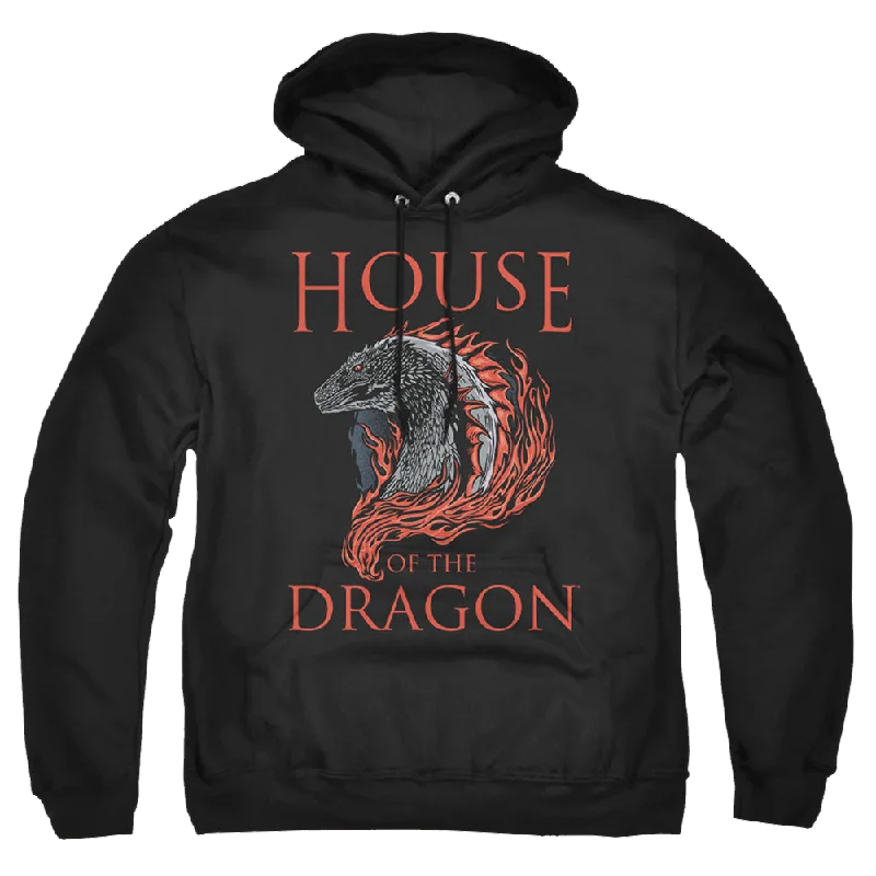 slim-fit hooded sweatshirtHouse of the Dragon Hod Dragon Illustration - Pullover Hoodie