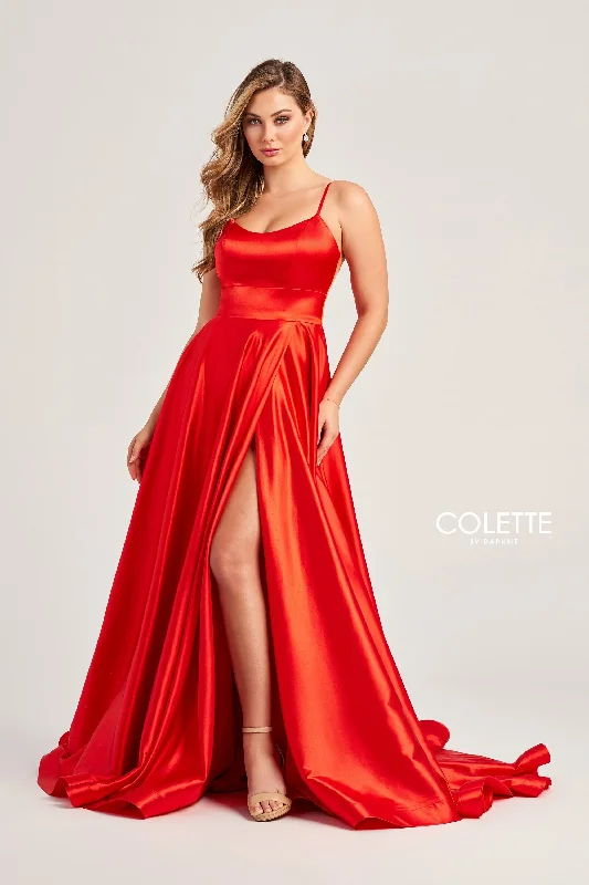 pleated maxi dressColette CL5283