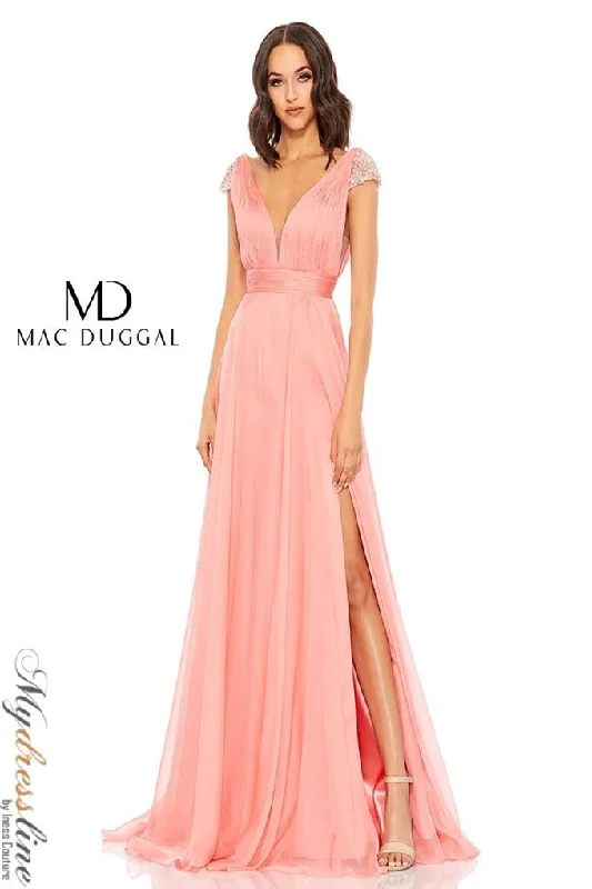 casual knit dressMac Duggal 67811