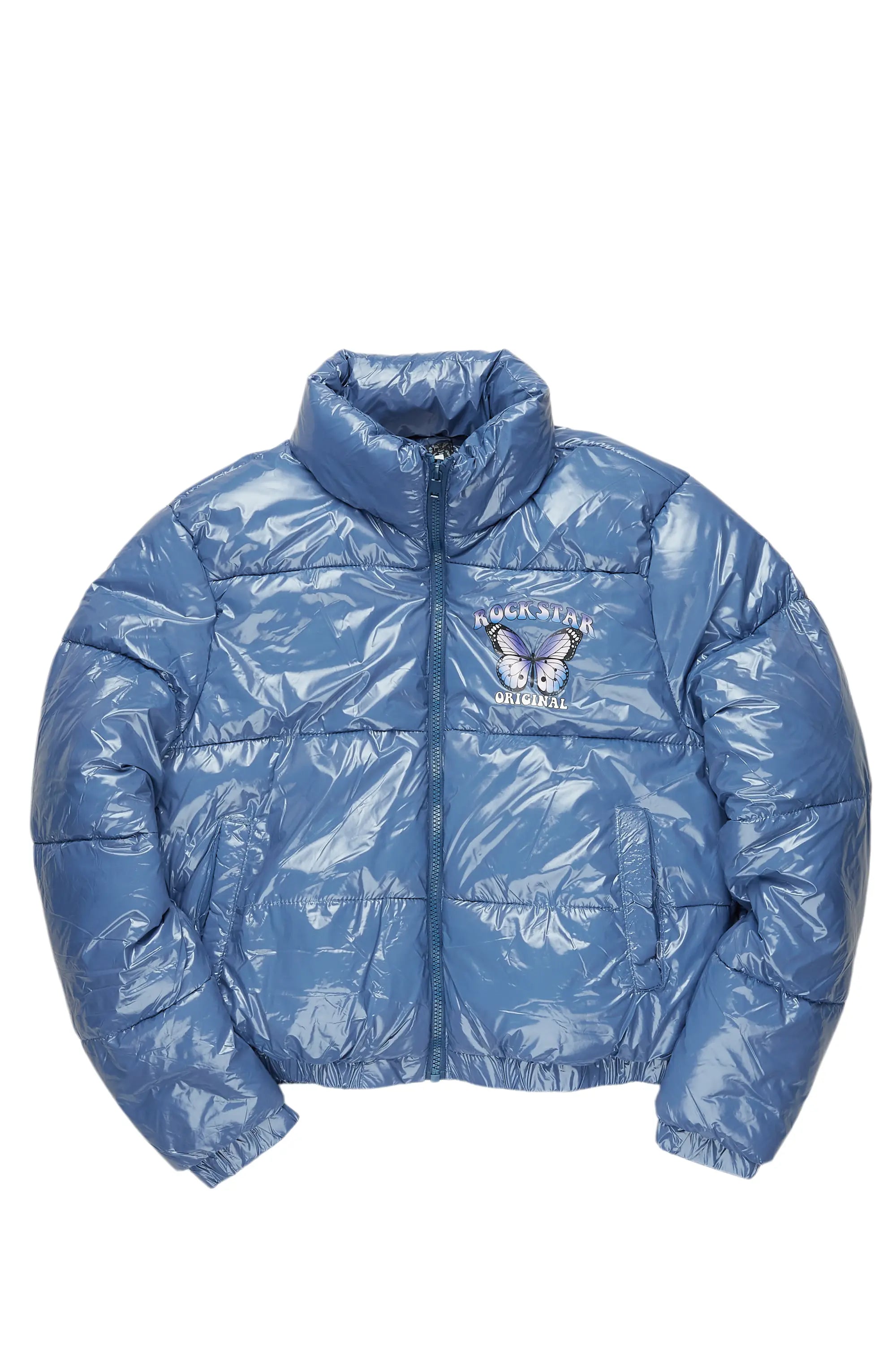 Cecilia Blue Puffer Jacket